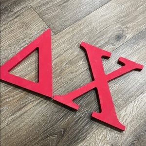 Delta Chi Wooden Letters